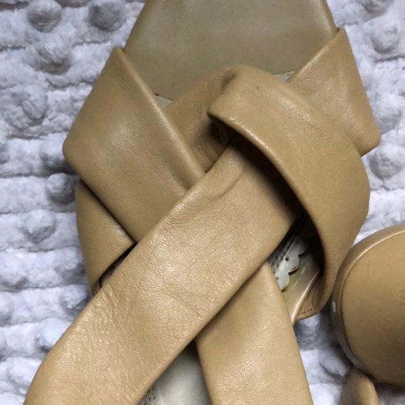 Naturalizer Tan Heel Spring Summer Sandals Neutral 8.5 - Picture 6 of 8